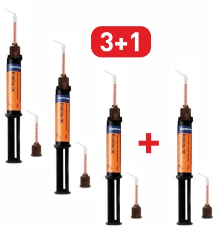 VOCO Rebilda DC QuickMix Syringe - 10 г, цвят Dentin 3+1