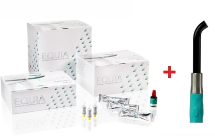 GC EQUIA, Clinic Pack, 250 Capsules, A2/ A3 + GC D-LIGHT DUO LED