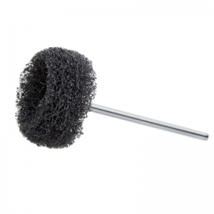 HATHO Miniature Brush, Scotch-Brite Medium  - четка, средно груба, тъмно сива