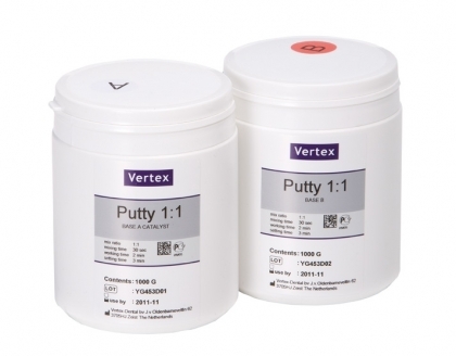 Прецизен лабораторен силикон Vertex ™ Silicon Putty 85 1: 1 (1кг + 1кг)