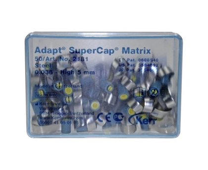 KERR МЕТАЛНИ МАТРИЦИ ADAPT SUPERCAP 0,038 mm, 50 бр. 